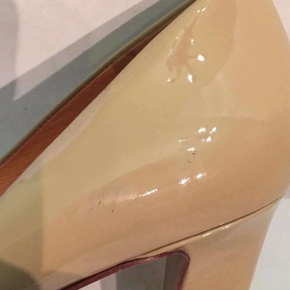 Via Spiga Platform Leather Pumps Size 8